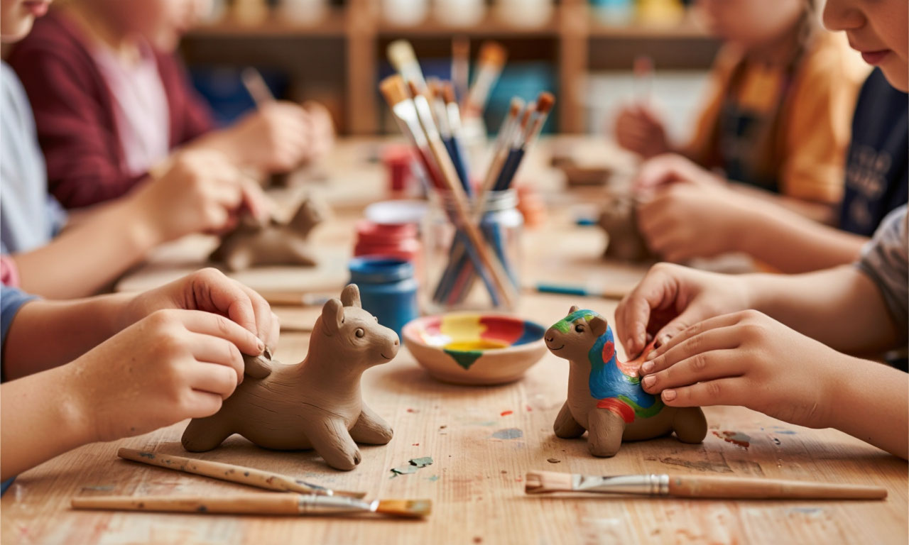 kids clay project